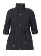 Dorothy Perkins *izabel London Navy Collar Jacket