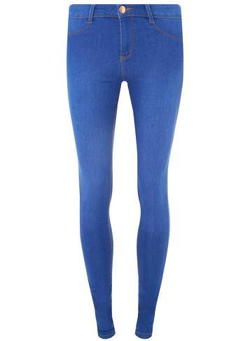 Dorothy Perkins Bright Blue 'frankie' Super Skinny Jeans