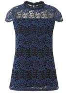 Dorothy Perkins Blue Corded Lace T-shirt