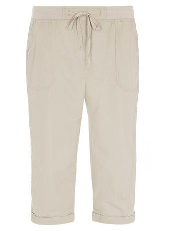 Dorothy Perkins Stone Jersey Waistband Cropped Trousers