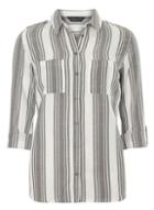 Dorothy Perkins Thick And Thin Striped Shirt