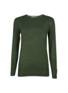 Dorothy Perkins *tall Khaki Button Cuff Jumper