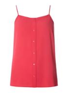 Dorothy Perkins Pink Front Button Camisole Top