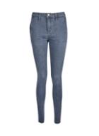 Dorothy Perkins *tall Charcoal Utility Darcy Jeans