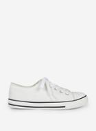 Dorothy Perkins Wide Fit White Icons Trainers