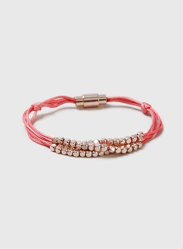 Dorothy Perkins Coral Multi Row Wristwear