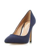Dorothy Perkins *head Over Heels By Dune Navy Alice High Heel Court Shoes