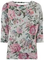 Dorothy Perkins *billie & Blossom Grey Batwing Sleeve Floral Print Top