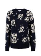 Dorothy Perkins *tall Navy Floral Print Jumper