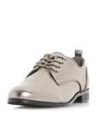 Dorothy Perkins *head Over Heels By Dune Grey Gretta Pewter Flat Shoes