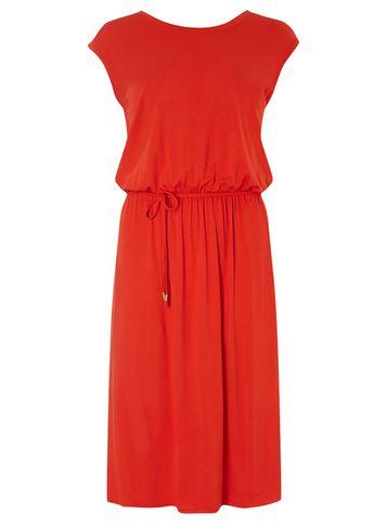 Dorothy Perkins *tall Red V-back Midi Dress