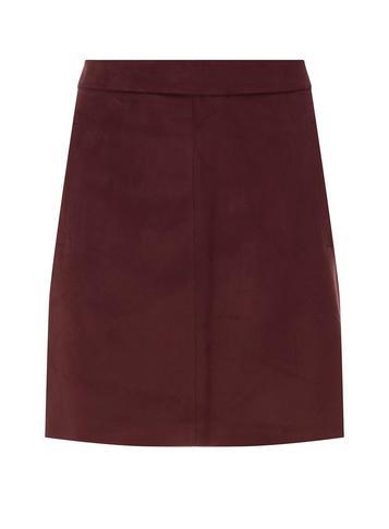 Dorothy Perkins Berry Suedette Skirt