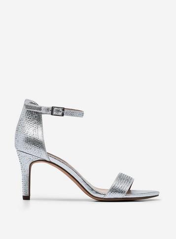 *showcase Wide Fit Silver 'bessie' Sandals