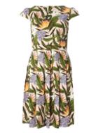 Dorothy Perkins Tropical Print Fit & Flare Dress