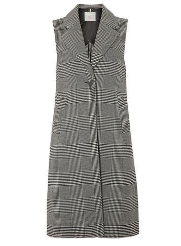 Dorothy Perkins Petite Check Sleeveless Coat