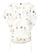 *izabel London White Bird Print T-shirt