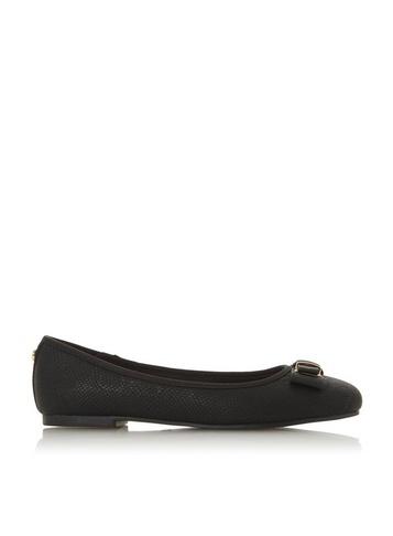 *head Over Heels By Dune Black Flat Pumps