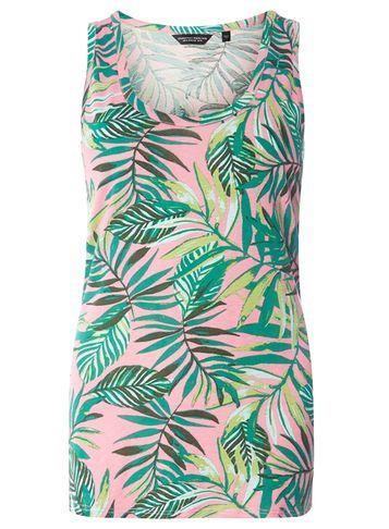 Dorothy Perkins Multi Coloured Palm Print Vest