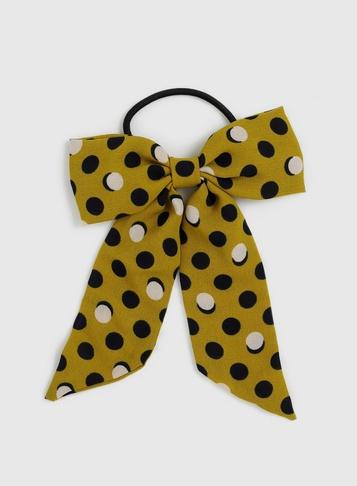 Dorothy Perkins Multi Colour Spot Print Yellow Hair Bow