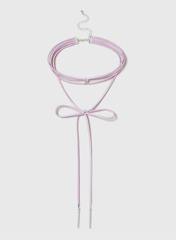 Dorothy Perkins Butterfly Bow Wrap Choker