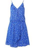 Dorothy Perkins *only Blue Ruffle Wrap Dress