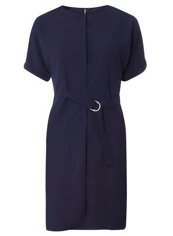 Dorothy Perkins *izabel London Navy Drop Shoulder Dress