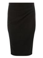 Dorothy Perkins *black Ruched Pencil Skirt