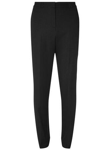 Dorothy Perkins *tall Black Pique Slim Fit Trousers