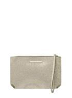 Dorothy Perkins Silver Metal Corner Wristlet Clutch Bag