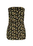 Dorothy Perkins Black Daisy Print Bandeau Top