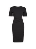 Dorothy Perkins *black Ruched Trim Pencil Dress