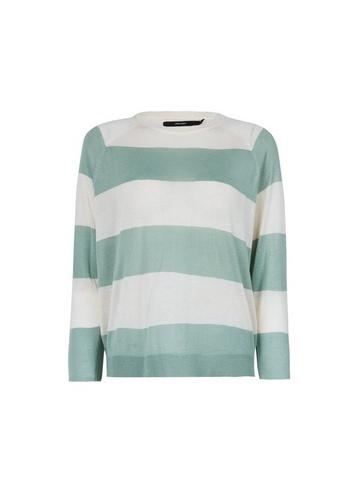 *vero Moda Multi Coloured Stripe Print Knit Jumper