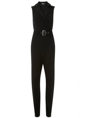 Dorothy Perkins *tall Black 'taya' Tucked Jumpsuit