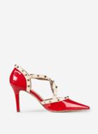 Dorothy Perkins Red Pu Gemalina Court Shoes