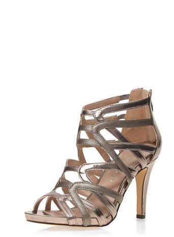Dorothy Perkins Pewter 'sara' High Sandals