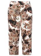 Dorothy Perkins Petite Paisley Wide Cropped Trousers