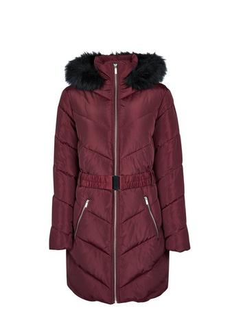 Dorothy Perkins Burgundy Long Sleeve Padded Jacket