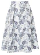 Dorothy Perkins *luxe Blue Jaquard Prom Skirt