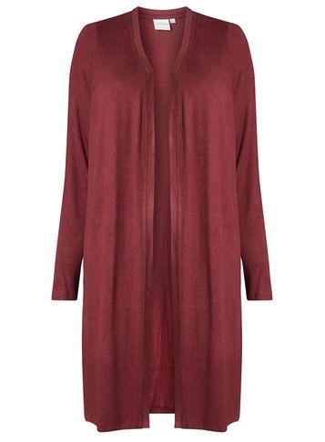Dorothy Perkins *juna Rose Curve Burgundy Knit Cardigan