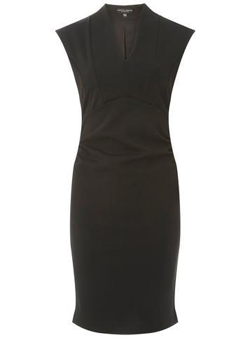 Dorothy Perkins Black Ruched Pencil Dress