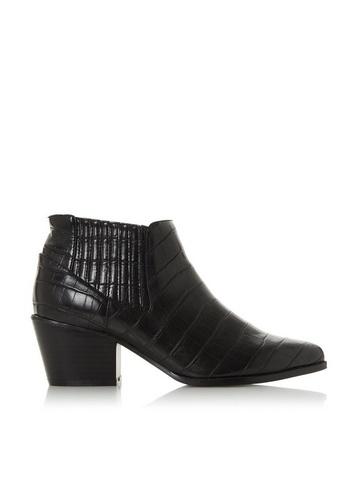 *head Over Heels By Dune Black Oli Ladies Ankle Boots