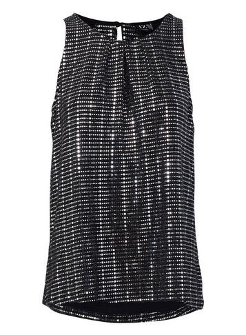 *izabel London Silver Sequin Swing Vest