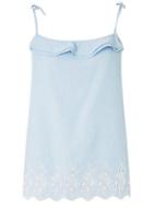 Dorothy Perkins Chambray Embroidered Camisole Top