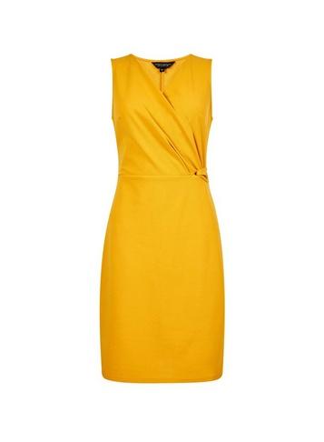 Dorothy Perkins *yellow Tab Detail Dress