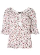 Dorothy Perkins Ivory Ditsy Floral Print Gypsy Top