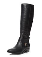 Dorothy Perkins Wide Fit Black 'wrist' Knee High Boots