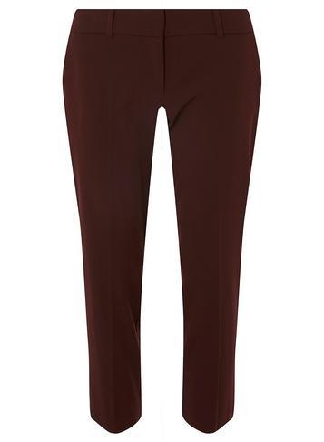 Dorothy Perkins Petite Merlot Naples Ankle Grazer Trousers