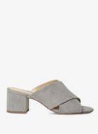 Dorothy Perkins Grey Microfibre Sophie Sandals