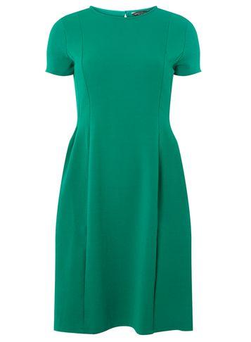 Dorothy Perkins Emerald Green Fit And Flare Dress