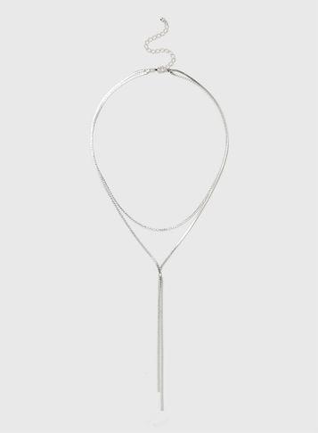 Dorothy Perkins Silver Look Chain Necklace